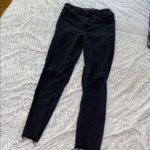 Black High rise jeans